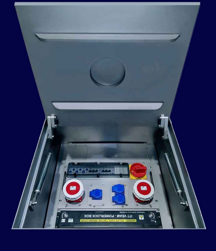 StarConnex vloertank 19 inch deksel scharnierend